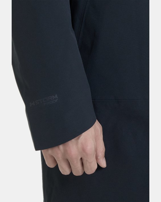 남성 UA Storm ColdGear® Infrared 다운 3-in-1 재킷 in Black image number 18